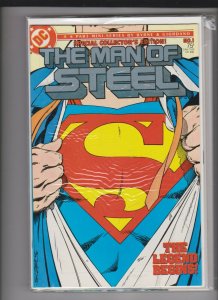 THE MAN OF STEEL MINI SERIES: #'s1-6 + COLLECTOR'S EDITION / VF+/NM-/ NEVER READ