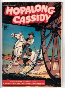 Hopalong Cassidy #10 (Aug-47) FN- Mid-Grade Hopalong Cassidy