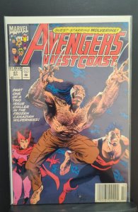 Avengers West Coast #87 (1992) Newsstand