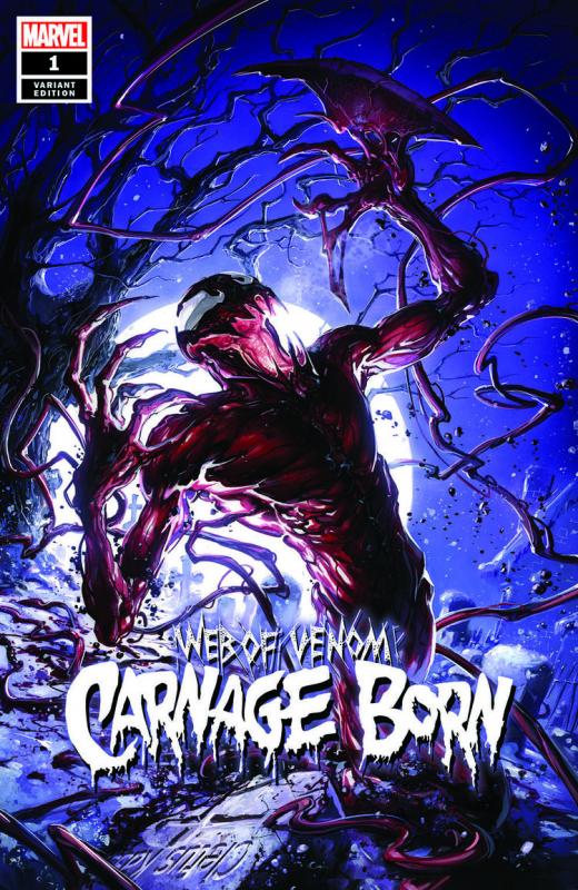 Web of Venom Carnage Born #1 Clayton Crain Exclusive Variant Cover Trade Dress