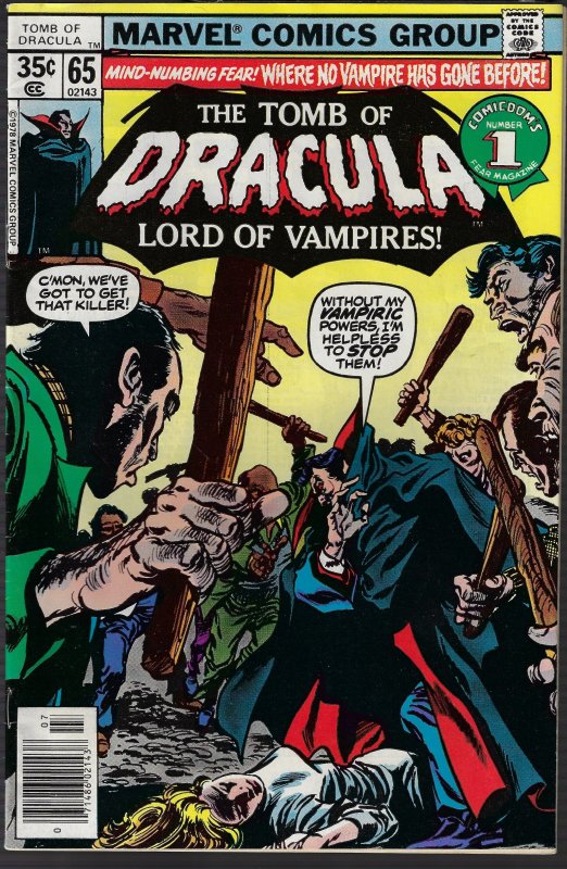 Tomb of Dracula #65 (Marvel, 1978) VF