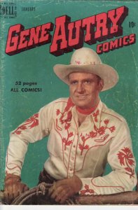 GENE AUTRY #35 JESSE MARSH ART 1950 EGYPTIAN COLLECTION G/VG