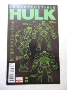 Indestructible Hulk #1 Variant Cover (2013) VF+ Condition