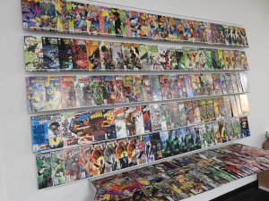 Huge Lot of 200+ Comics W/ Green Lantern, Sinestro, Guy Gardner. AVG VF- Con