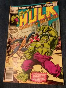 Incredible Hulk #212 VG 1st appearance Constrictor! Great Bronze Age key book