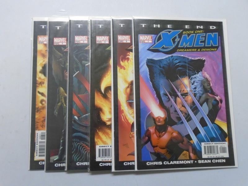 Marvel The End Book One X-men Dreamers And Demons Set Of 1-6 8.0 VF (2004)