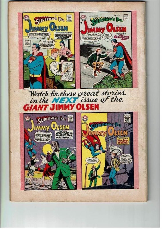 80 Page Giant JIMMY OLSEN #2 (1964)GD/VG
