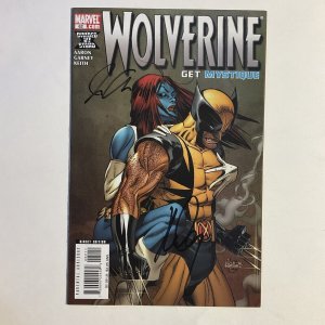 Wolverine 62 2008 Signed by Jason Aaron Ron Garney Marvel NM near mint
