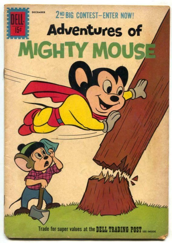 Adventures of Mighty Mouse #152 1961-Dell comics G+