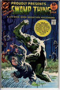 Original Swamp Thing Saga #1 7.5 VF-