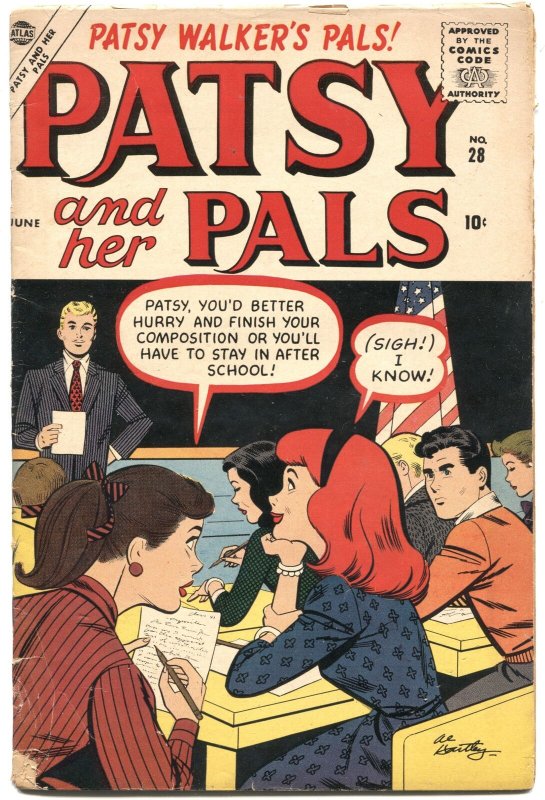 PATSY AND HER PALS #28-1957-PATSY WALKER-HEDY WOLFE-PAPER DOLLS-ATLAS