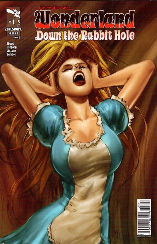 Grimm Fairy Tales presents Wonderland: Down the Rabbit Hole #1 a-d covers (2013)