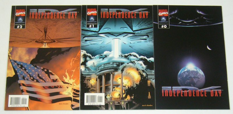 Independence Day #0 & 1-2 VF/NM complete series - movie adaptation & prequel