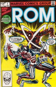 ROM Annual #1 VF ; Marvel | Spaceknight Bill Mantlo