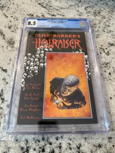 Clive Barker's Hellraiser # 1 CGC Graded 8.5 Marvel Epic Comic Book 1989 JH22