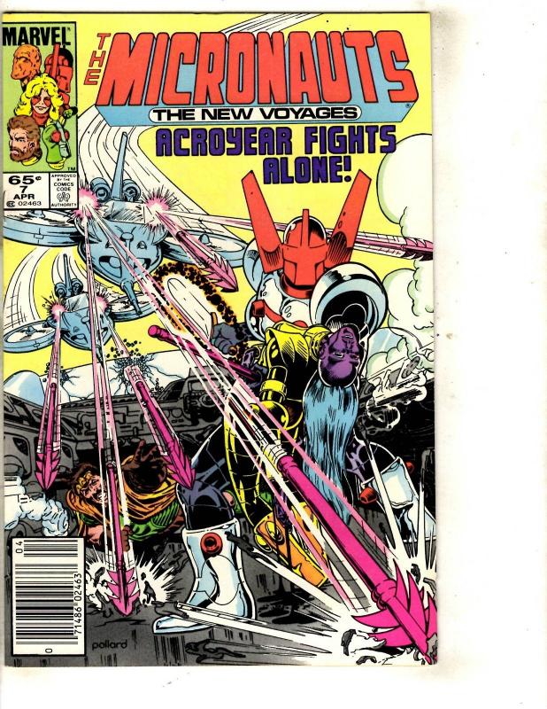 11 The Micronauts The New Voyages Marvel Comics #1 2 3 4 5 6 7 8 9 10 11 WS5