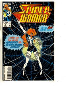 10 Marvel Comics Spider-Woman # 1 2 3 4 + Sp Girl # 7 8 13 14 15 Annual 99' CR59