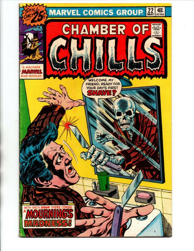 Chamber of Chills #22 - Marvel Horror - 1976 - VG/FN