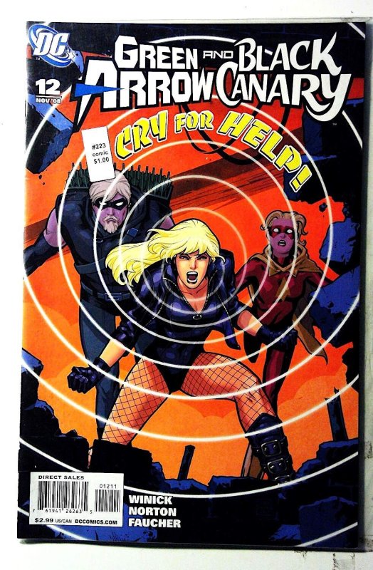 Green Arrow/Black Canary #12 (2008) DC Comics 1st Print Comic Book