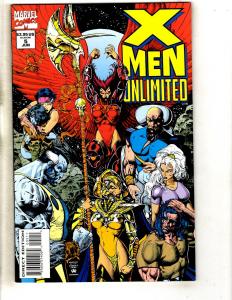 Lot Of 10 X-Men Unlimited Marvel Comic Books # 1 2 3 4 5 6 7 8 9 10 Gambit CR58