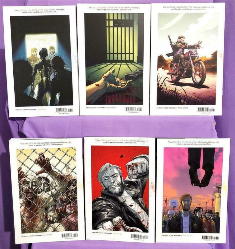 THE WALKING DEAD Deluxe #13 - 18 Tony Moore Variant Covers (Image 2021)