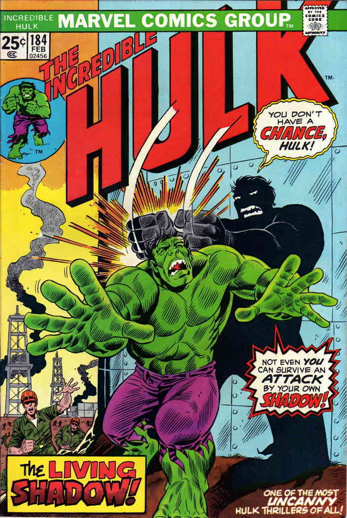 Incredible Hulk, The #184 (with Marvel Value Stamp) GD ; Marvel | low ...