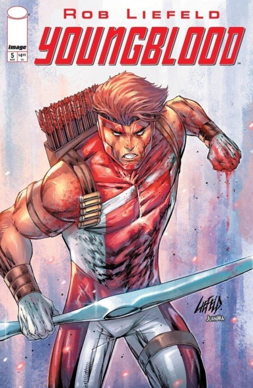 Youngblood #5 Rob Liefeld variant Cover Near Mint