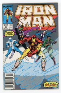 Iron Man #240 Bob Layton Jackson Guice Ghost Newsstand VF-