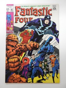 Fantastic Four #82  (1969) Guest Starring The Inhumans! Solid VG Condition!