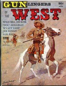 Gunslingers of the West Magazine Winter 1966- Hickok- Earp - Joe Ringo VG