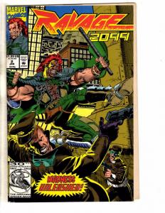 Lot Of 6 Marvel Comic Books X-Men 2099 # 1 2 4 Ravage # 1 2 Daredevil # 300 J271