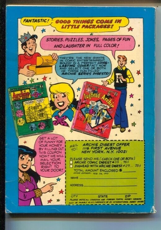 Laugh Comics Digest #19 1978-Fawcett-Betty-Archie-Veronics-Josie-Sabrina-jugh...