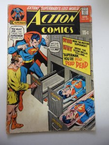 Action Comics #399 (1971) GD/VG Condition 1  spine split