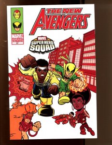 NEW AVENGERS #57 - SUPER HERO SQUAD VARIANT (9.2 OB) 2009