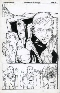 COPY OF 30 Days of Night Spreading the Disease #1 Pg 10 Original Alex Sanchez Ar 