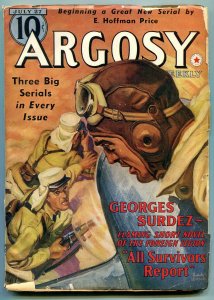 Argosy Pulp July 27940- Foreign Legion- Georges Surdez VG