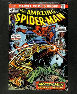 Amazing Spider-Man #132 Molten Man!