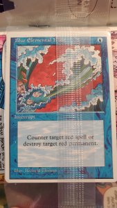 Magic the Gathering--The Shadow Mage #2 (1995) includes blue elemental card