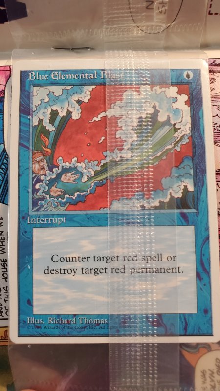 Magic the Gathering--The Shadow Mage #2 (1995) includes blue elemental card