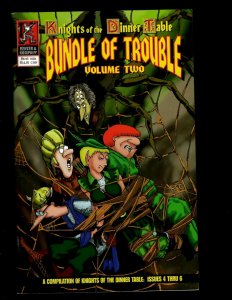 Lot Of 9 Bundle Of Trouble Comic Books # 1 2 3 4 5 6 7 8 9 Knights Dinner Ta GB4