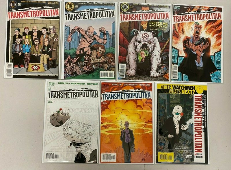 Transmetropolitan lot #8-42 + Special all 7 different books 8.0 VF (1998-2001)