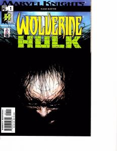 Lot Of 2 Marvel Comic Book Wolverine Hulk #1 and Avengers #52 KS11