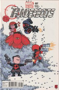 Thunderbolts # 1 Skottie Young Variant Cover NM Marvel 2013 [N7]