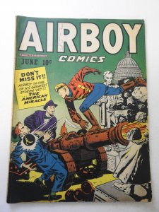 Airboy Comics #40 (1947) VG+ Condition pencil fc