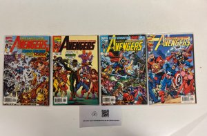 4 The Avengers Marvel Comic Books # 1 7 8 9 Avengers Iron Man Defenders 9 JS40