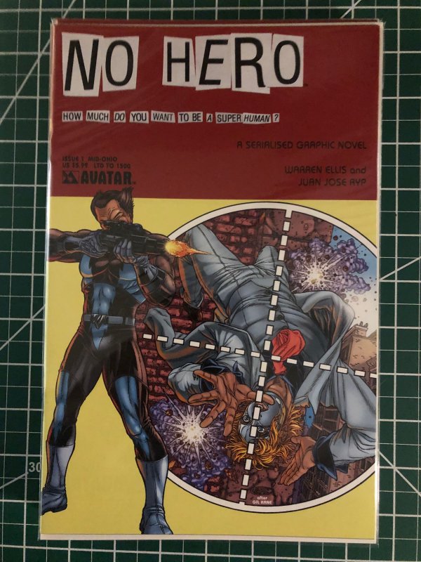 No Hero #0, 1, 2, 3, 4,5,6,7 (2008) Extra variants.  Homage variant covers