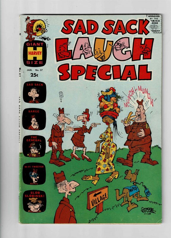 Sad Sack Laugh Special #57 (1971) A Fat Mouse Almost Free Cheese 3rd Menu Item