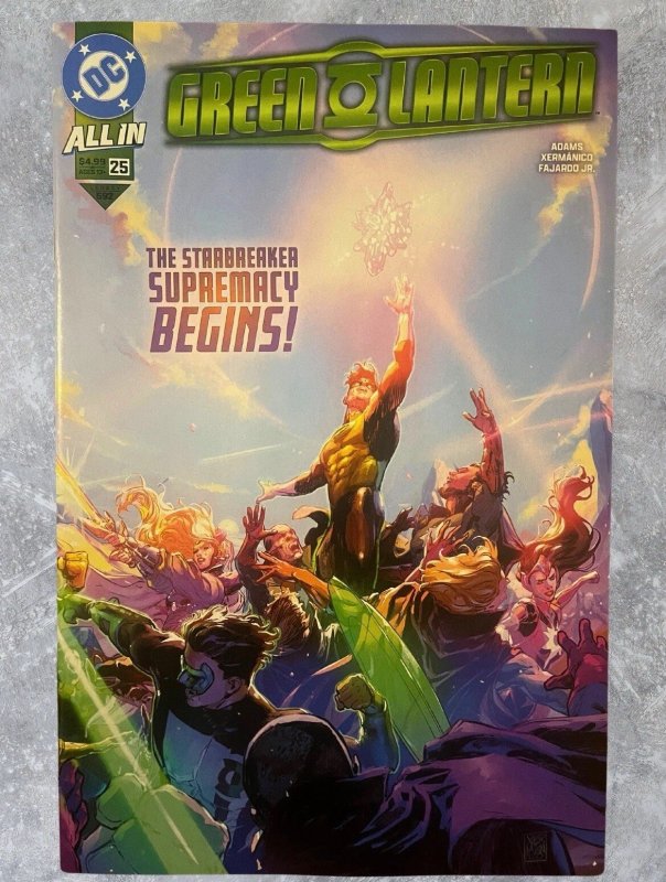 Green Lantern Lot 5 Comics 2025 All In Absolute #4 Corps #1 Variant Hal Jordan