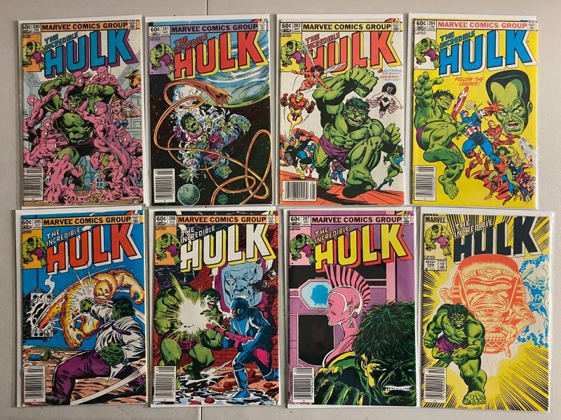 Incredible Hulk lot #248-300 + 2 Ann. Marvel 1st (average 6) 35 diff (1980-'84)