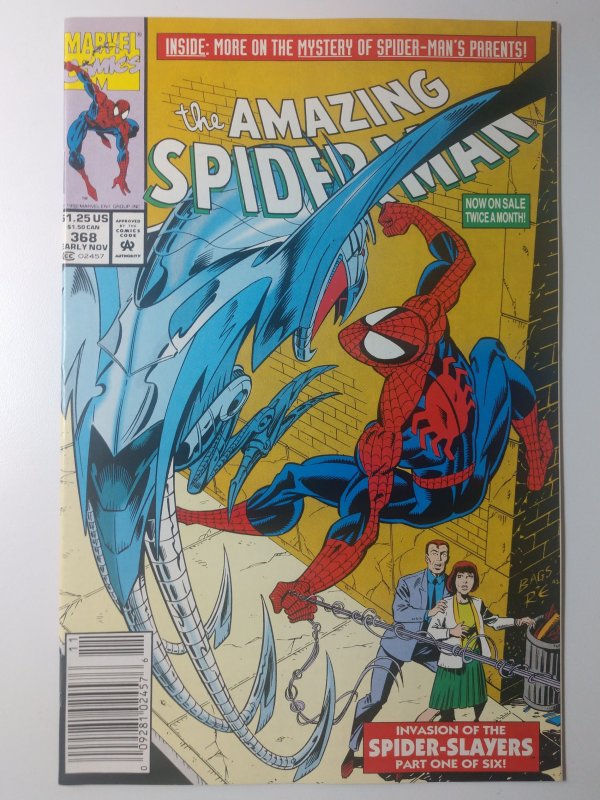 The Amazing Spider-Man #368 (8.5, 1993) NEWSSTAND